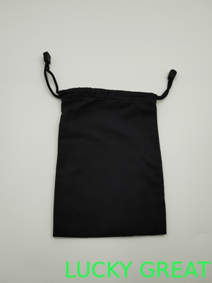 Biodegradable Pure Cotton Drawstring Bag for Earphone Protection anti-dust environment protected materials