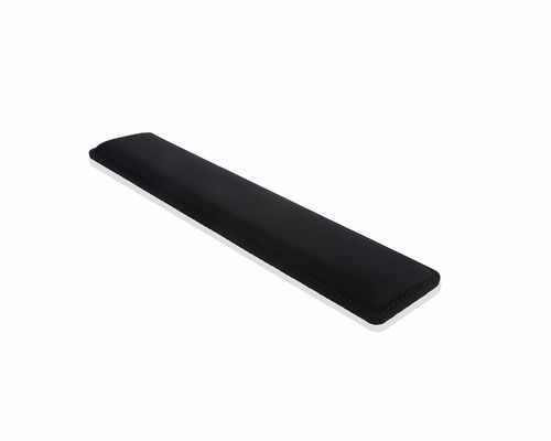 Ergonomic design cooling gel-infused memory foam wrist rest for the full size keyboard to reduce press of wrist hand