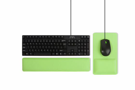 Ergonomic design wrist rest for keyboard with antimicrobial lycra protection and cooling gel ultrasoft