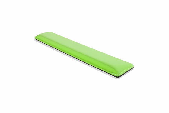 Ergonomic design cooling gel-infused memory foam wrist rest for the full size keyboard to reduce press of wrist hand