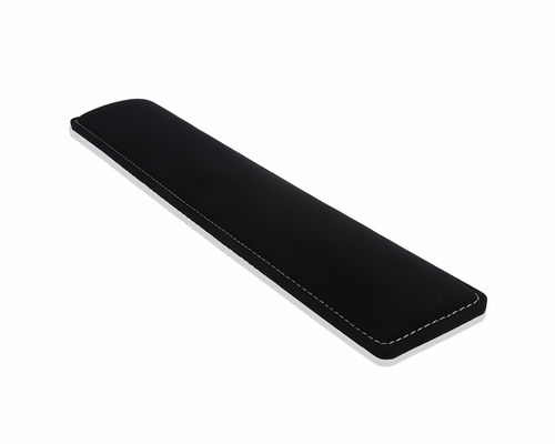 Ergonomic design cooling gel-infused memory foam wrist rest for the full size keyboard to reduce press of wrist hand