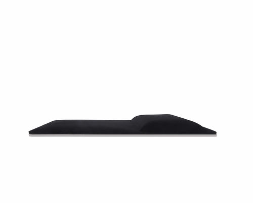 Ergonomic cooling gel soft mouse pad with cooling-gel infused memory foam palm rest for gaming mouse