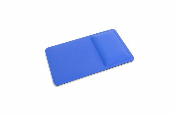 Ergonomic cooling gel soft mouse pad with cooling-gel infused memory foam palm rest