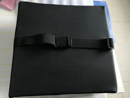 cooling football mesh Lumbar backrest with cooling gel-infused foam black color for the gaming chair