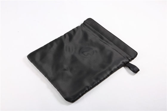 new black mini hard headphone case portable earbuds pouch box PU leather earphone storage bag