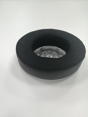PU protein leather ear cushion black color  for the accessories  headphone  wired earphones blue tooth headphone