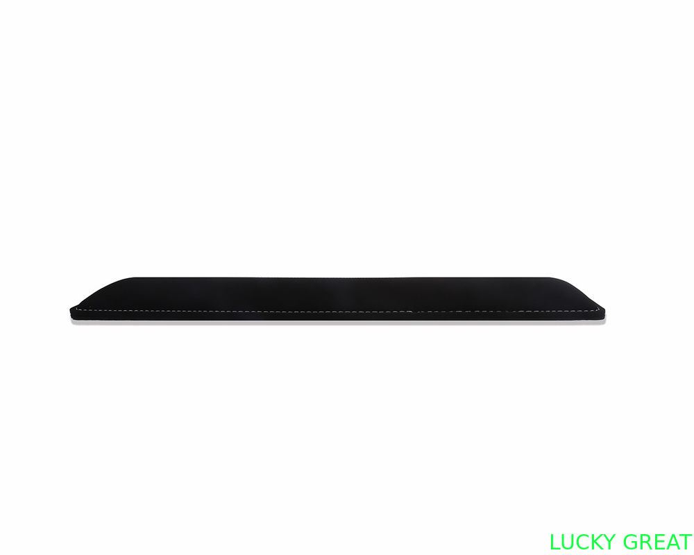 Ergonomic design cooling gel-infused memory foam wrist rest for the full size keyboard to reduce press of wrist hand