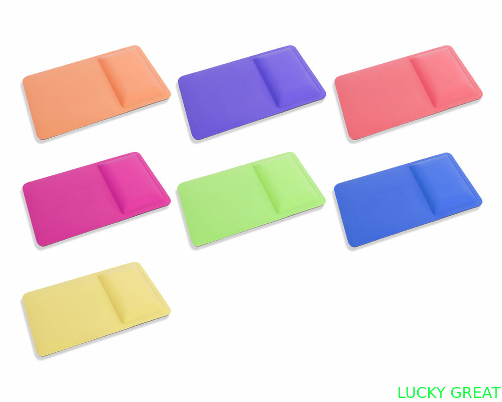 Ergonomic cooling gel soft mouse pad with cooling-gel infused memory foam palm rest