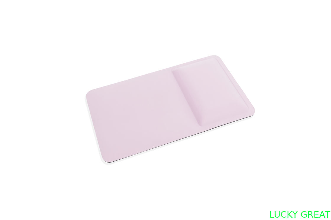 Ergonomic cooling gel soft mouse pad with cooling-gel infused memory foam palm rest for gaming mouse