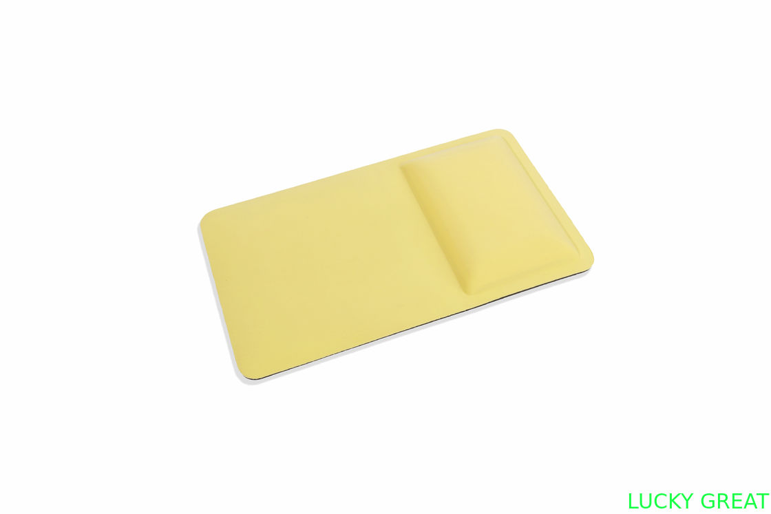 Ergonomic cooling gel soft mouse pad with cooling-gel infused memory foam palm rest