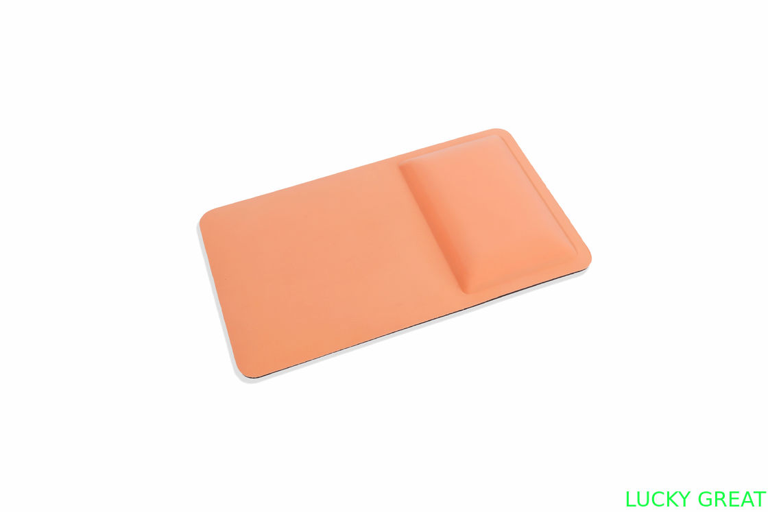 Ergonomic cooling gel soft mouse pad with cooling-gel infused memory foam palm rest