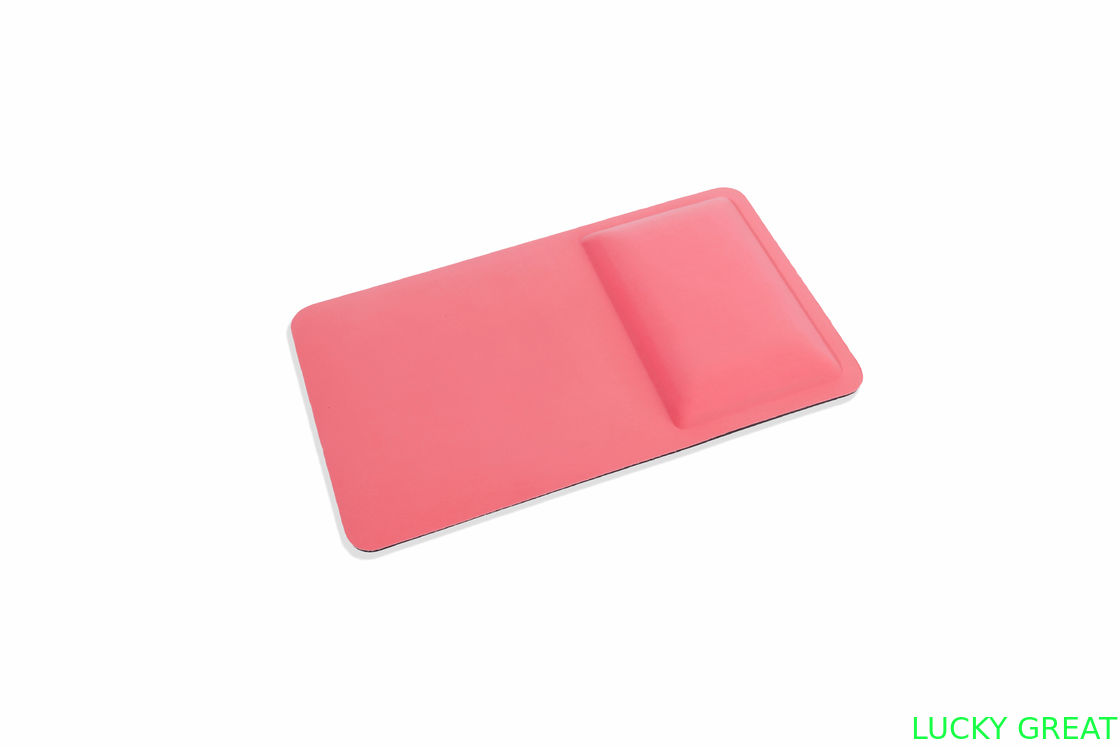 Ergonomic cooling gel soft mouse pad with cooling-gel infused memory foam palm rest