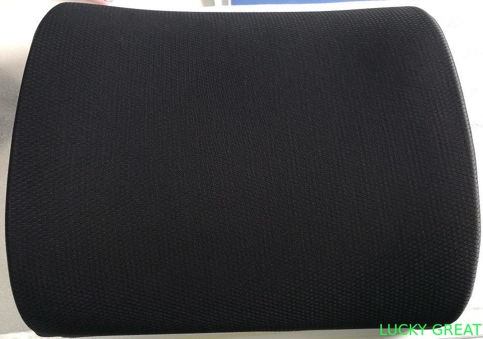cooling football mesh Lumbar backrest with cooling gel-infused foam black color for the gaming chair
