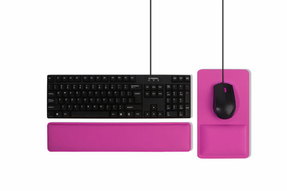 Ergonomic design wrist rest for keyboard with antimicrobial lycra protection and cooling gel ultrasoft