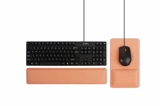 Ergonomic design wrist rest for keyboard with antimicrobial lycra protection and cooling gel ultrasoft