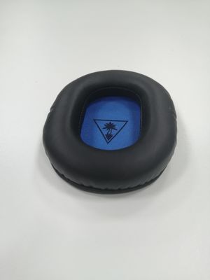 PU protein leather ear cushion black color  for the accessories  headphone  wired earphones blue tooth headphone