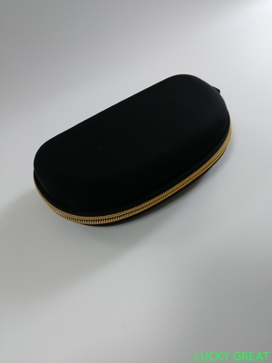 customized mini portable PU leather  EVA earphone case pouch bag hard shell zipper case
